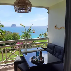 Appartement Studio Vue Plongeante Rocher Diamant - Diamond Rock, Le Diamant